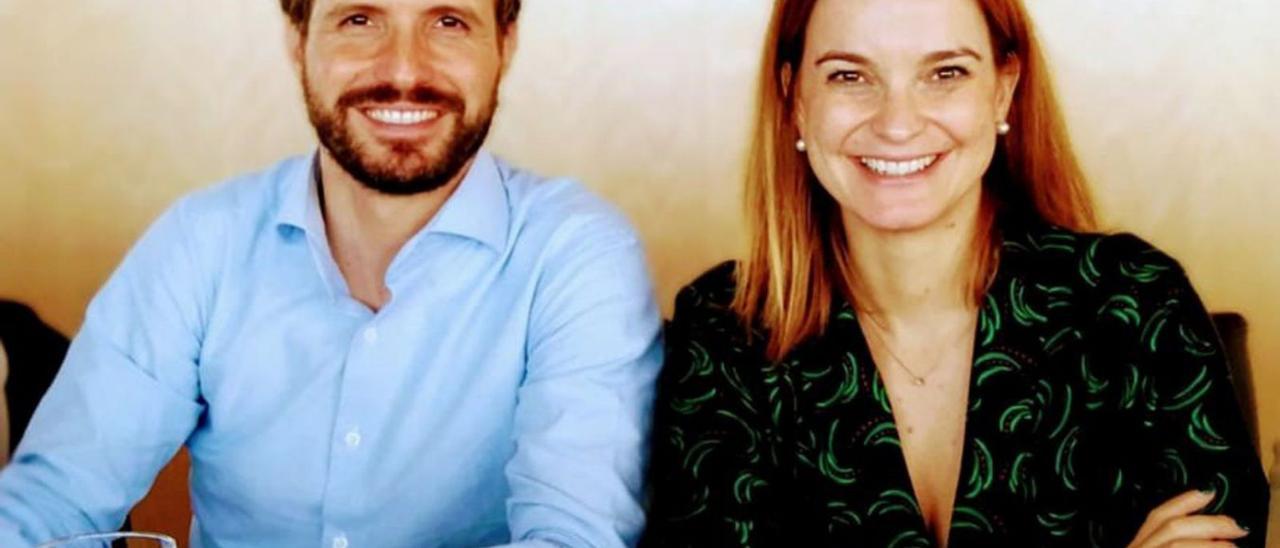 Pablo Casado y Marga Prohens.