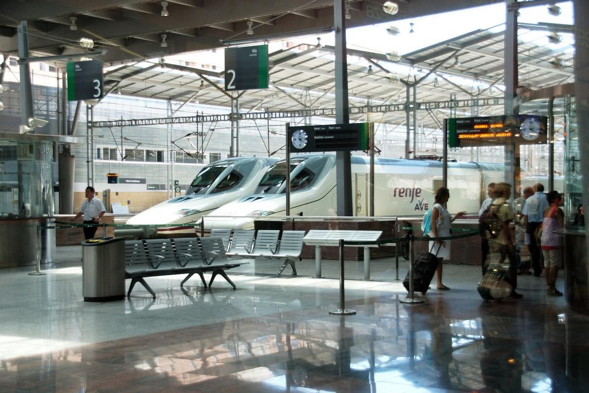 Una foto de la estación ferroviaria María Zambrano de Málaga facilitada por Aehcos.
