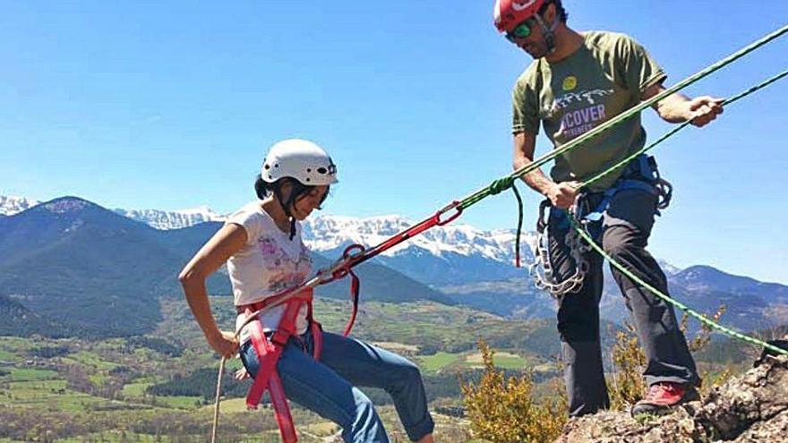 Rutes d&#039;escalada, una de les activitats que s&#039;ofereixen