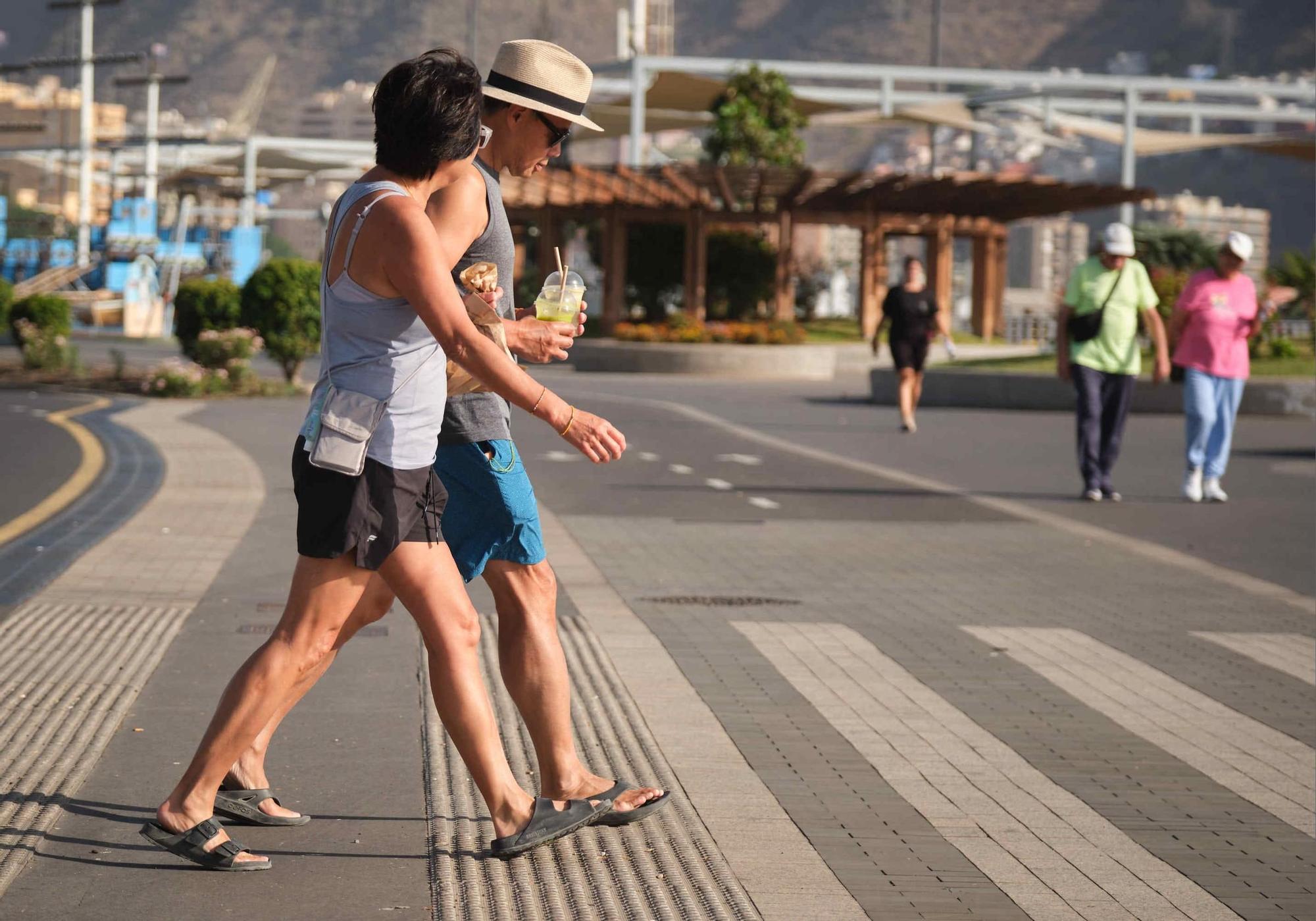 Jornada de calor y calima en Tenerife