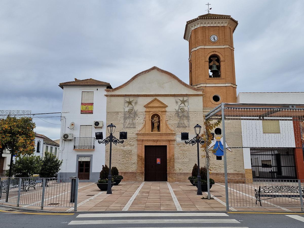 Iglesia parroquial de Nuestra Señora de la Purificación, en la localidad de Valderrubio, Granada