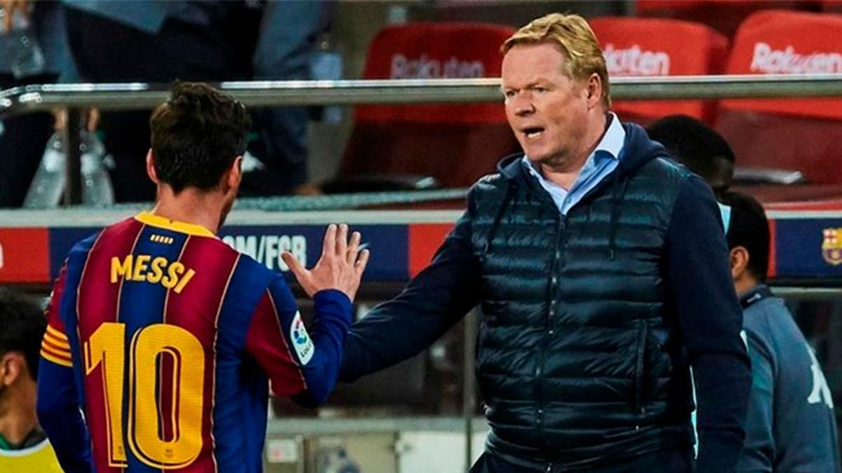 Koeman: "No vamos a encontrar otro que dé tanto como Messi"