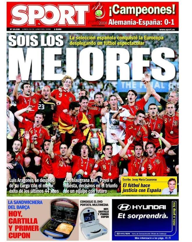 2008 - España conquista la Eurocopa con un fútbol maravilloso