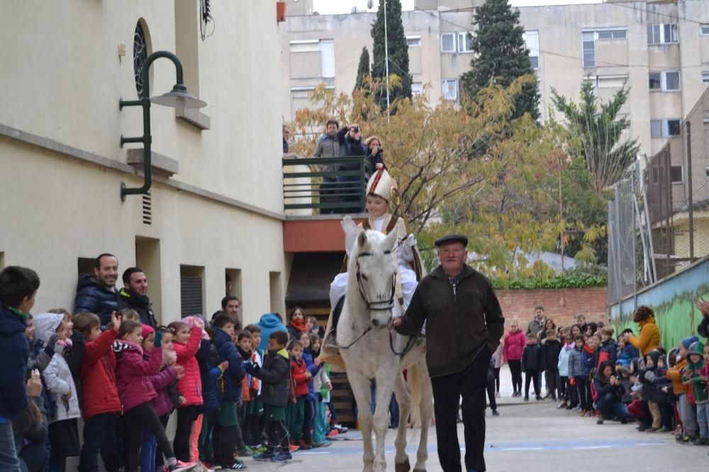 Sant Nicolau a l'escola Mowgli d'Igualada