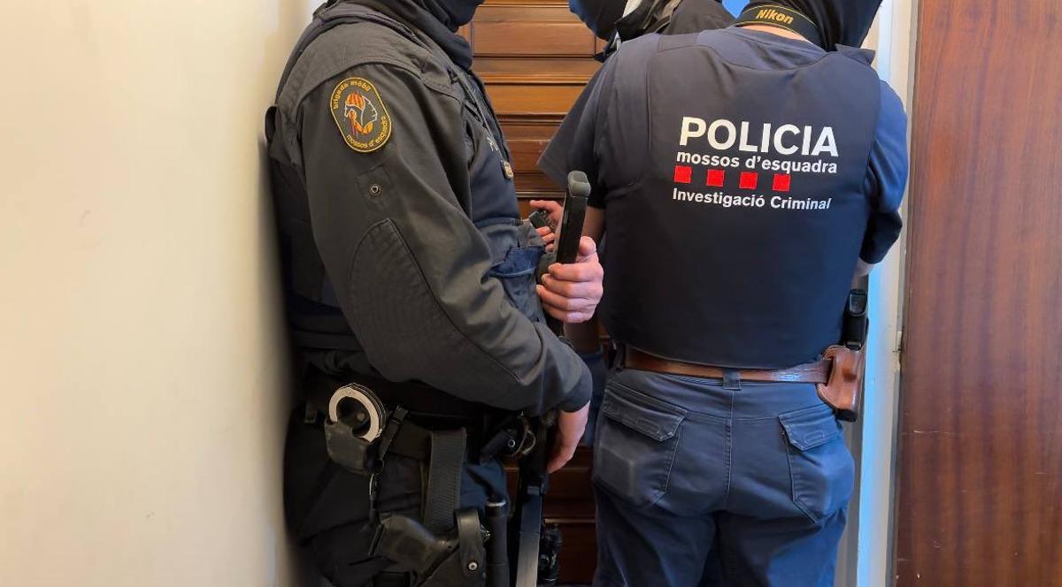 Una operació policial de la DIC dels Mossos