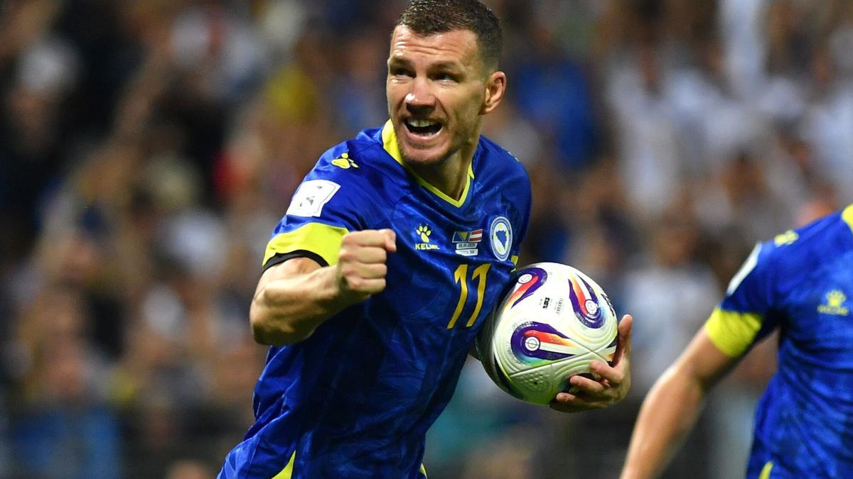 Inter-Viktoria Plzen: El doblete de Dzeko