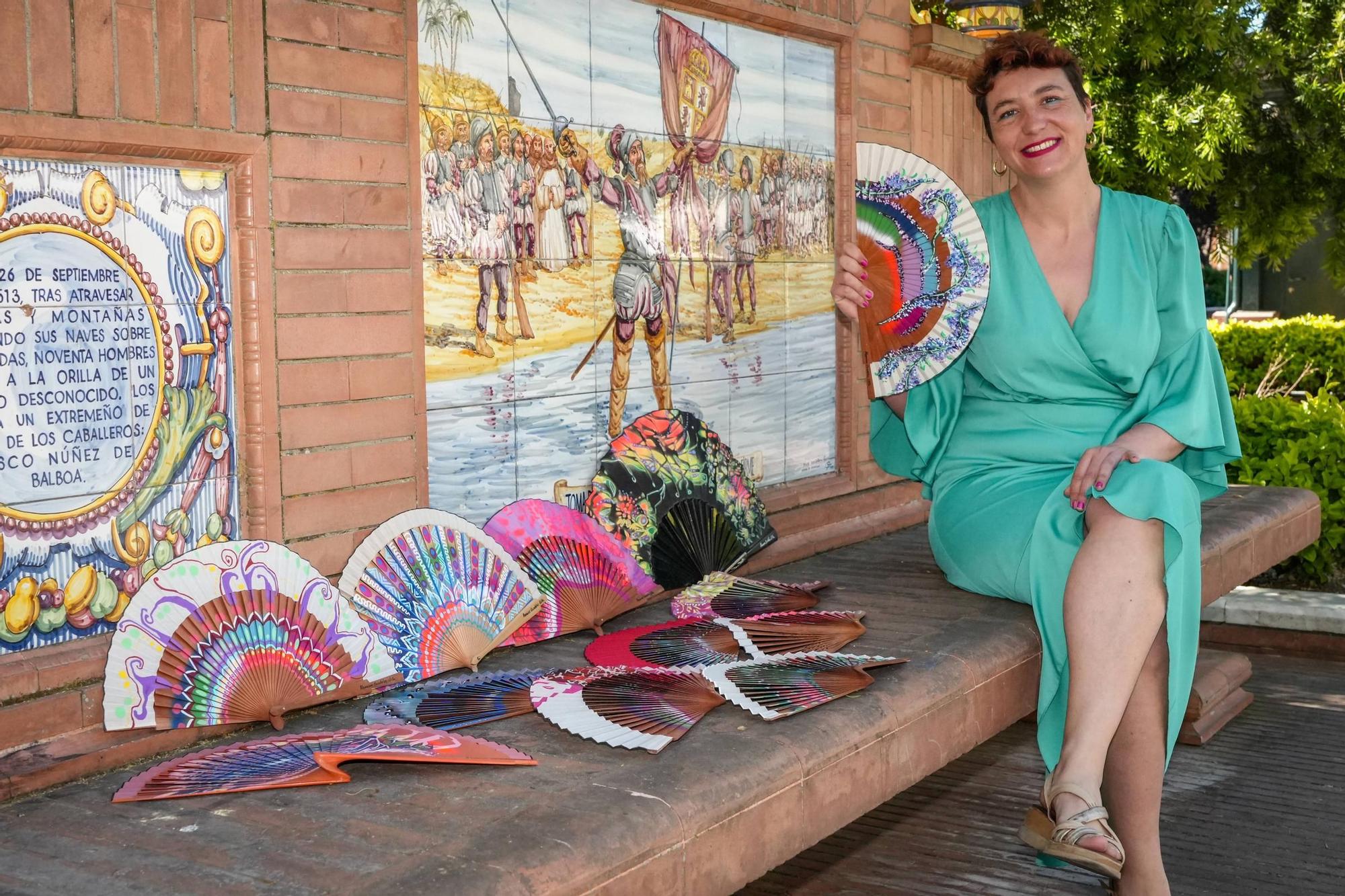 La artista pacense Candelas Villa.