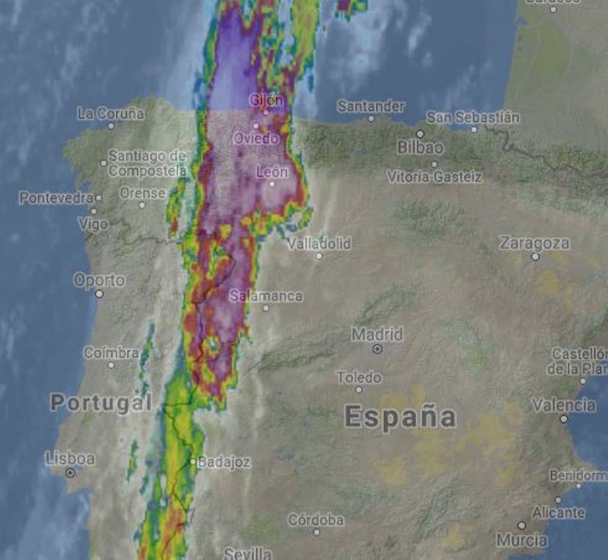 Asturias bajo una nube de humo