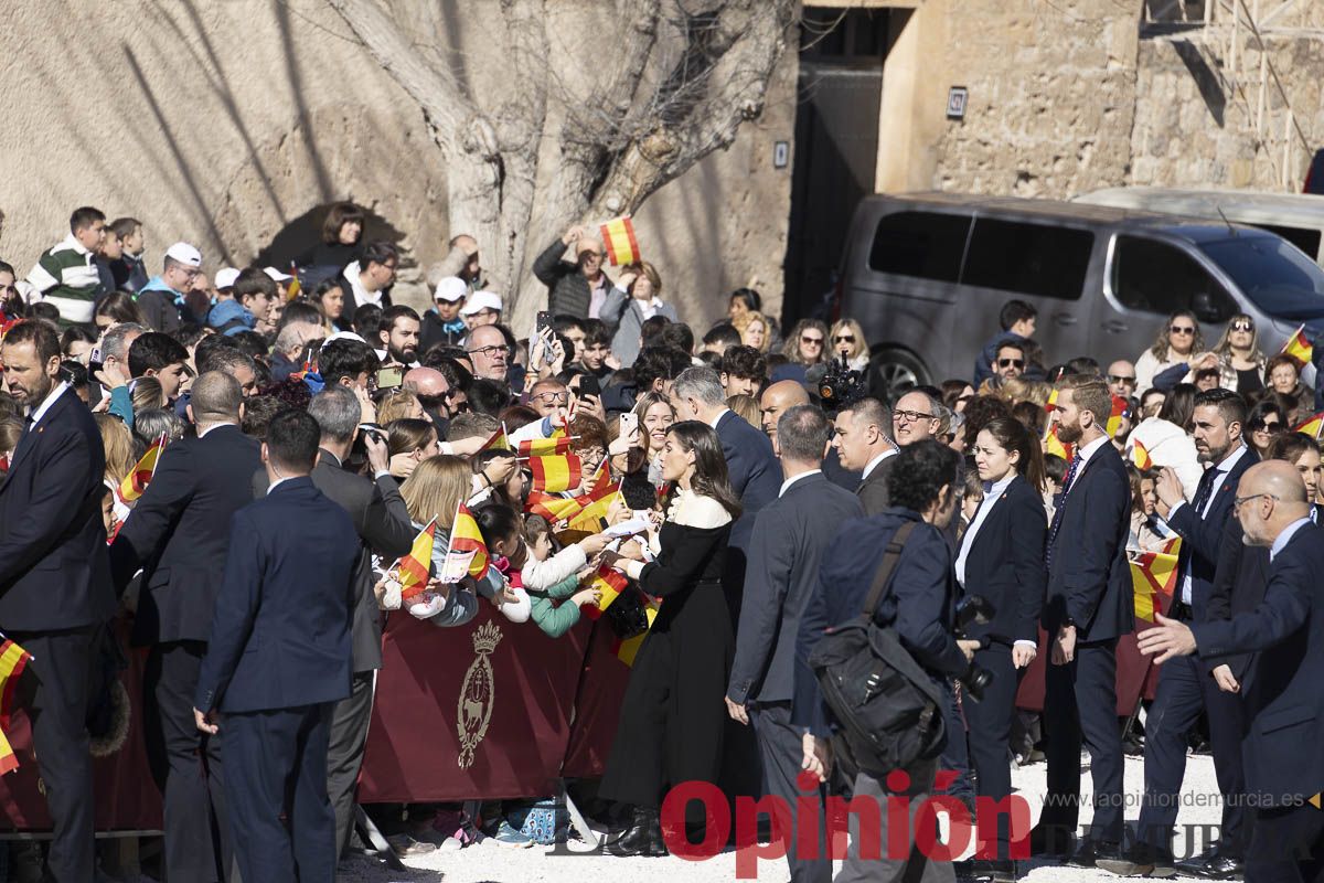 Visita de los reyes de España a Caravaca (explanada de la Basílica)