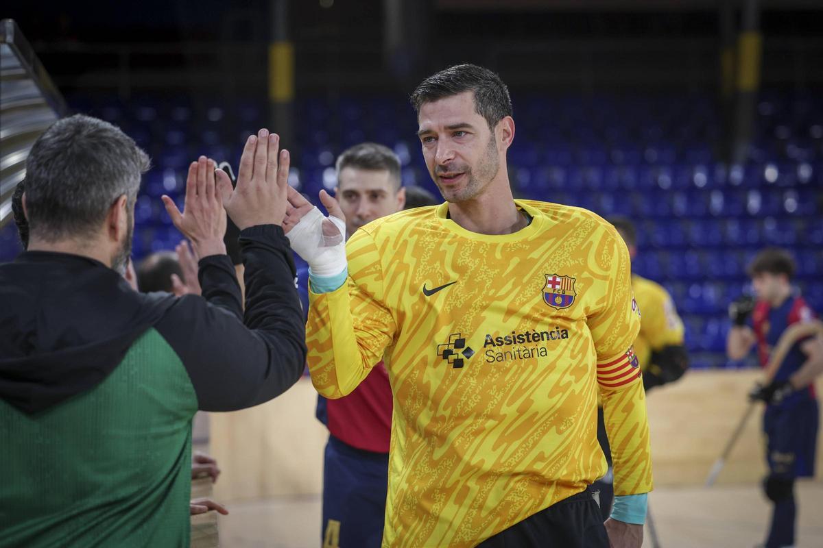 Sergi Fernández, guardameta del FCB