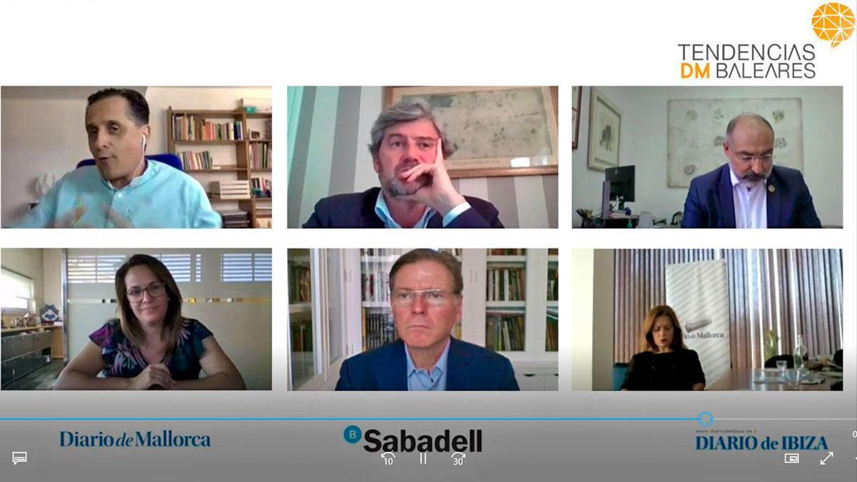 Los ponentes expusieron diferentes puntos de vista durante el debate virtual del Foro Tendencias de Diario de Mallorca.
