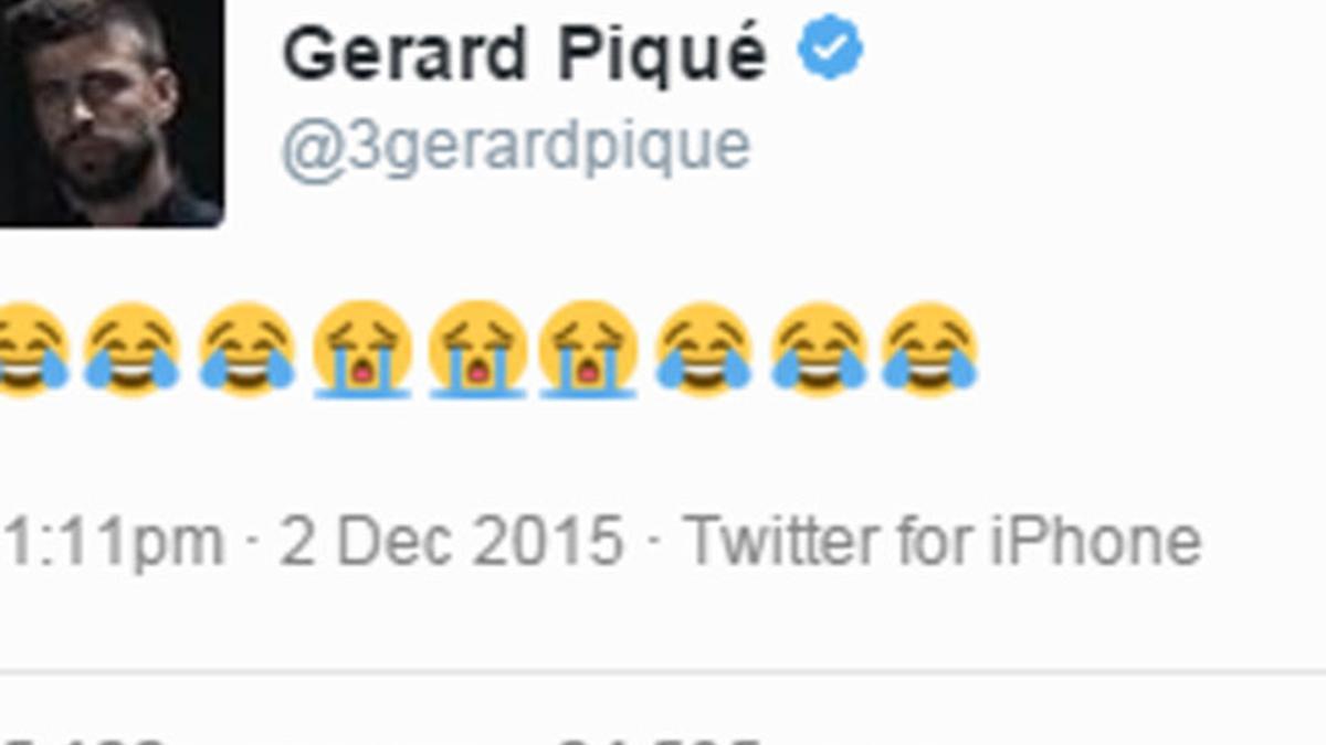El comentario de Gerard Piqué en las redes