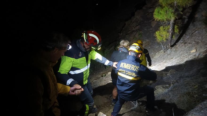 Dos senderistas quedan bloqueados de madrugada en Tunte