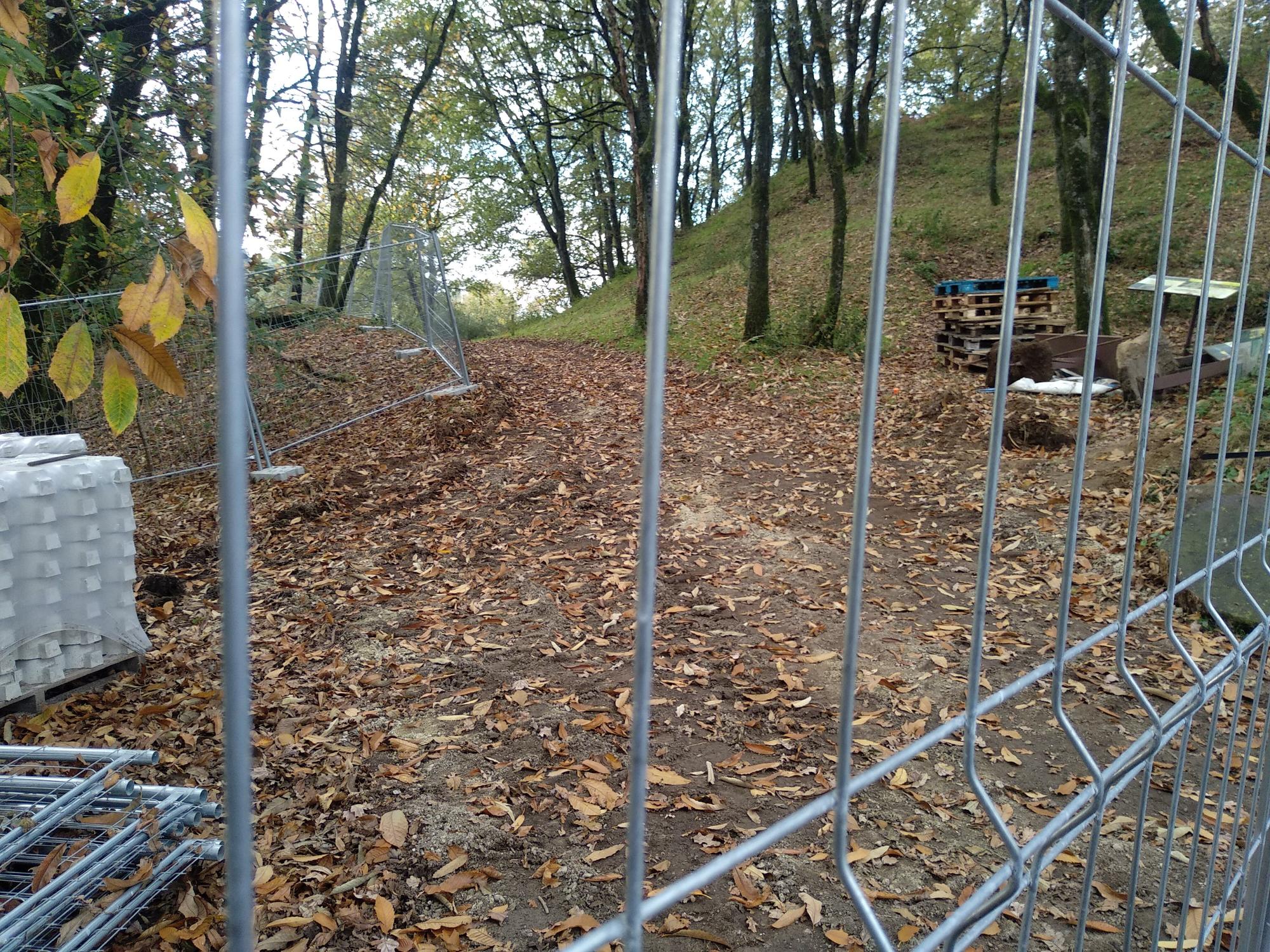 Estado de las obras en el Castrro de Toiriz