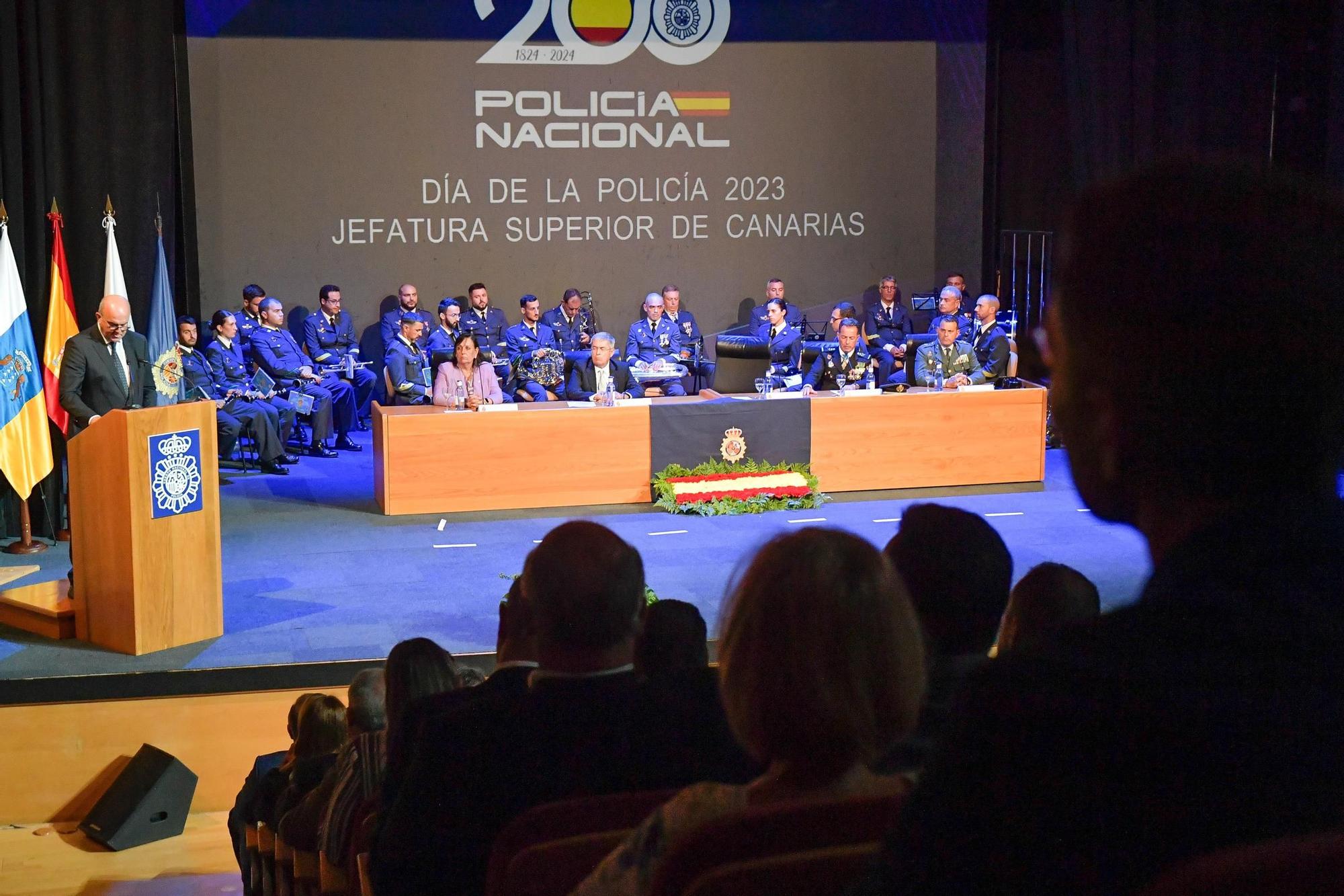 Acto del Día de la Policía en San Bartolomé de Tirajana