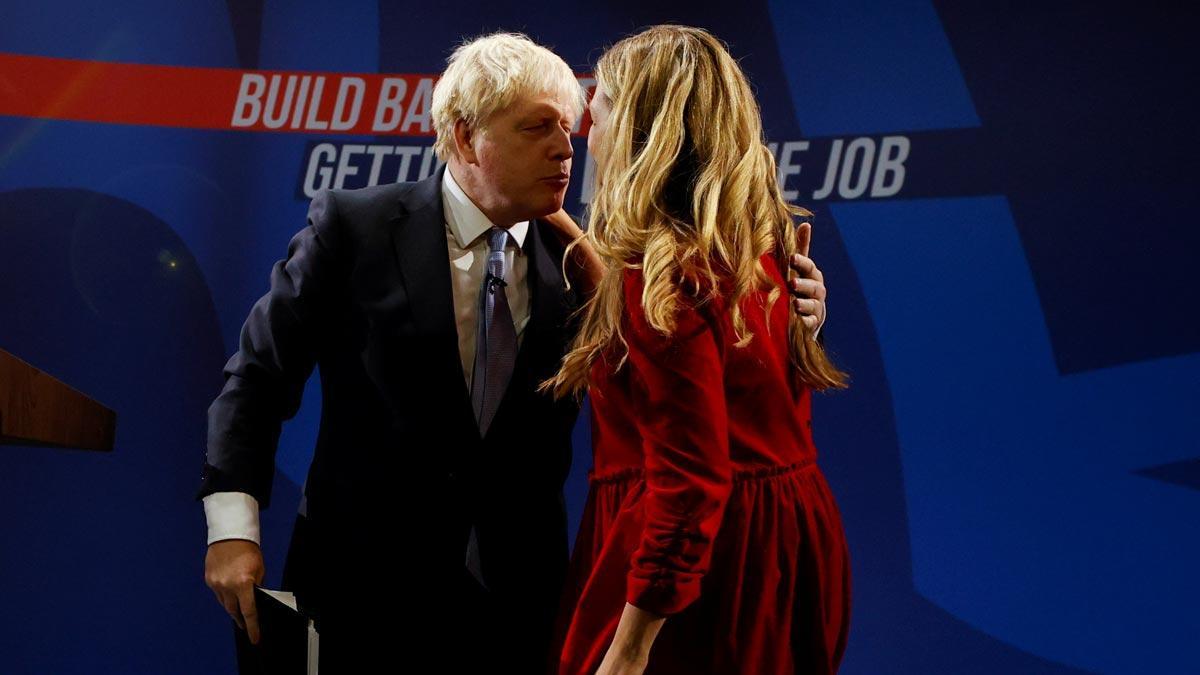 Boris Johnson y su mujer, Carrie