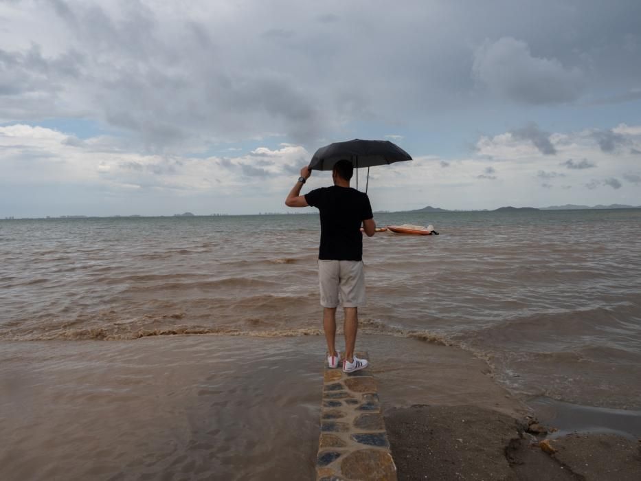 Los efectos de las lluvias en Los Alcázares