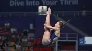 Doblete chino en el trampolín 3m femenino; España tiene a tiro la plaza olímpica