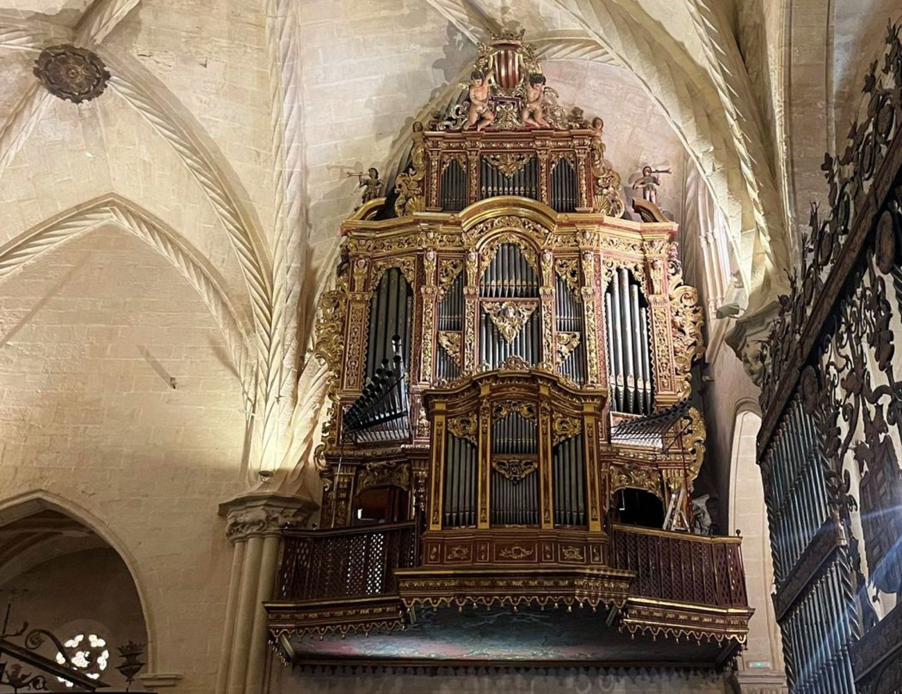 Órgano barroco restaurado de la Catedral de Orihuela