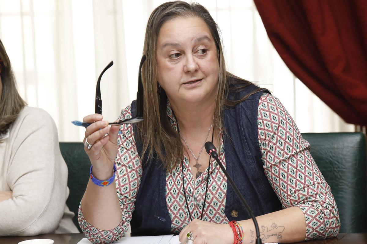 María Antonia García, portavoz del PP en el Ayuntamiento de Langreo