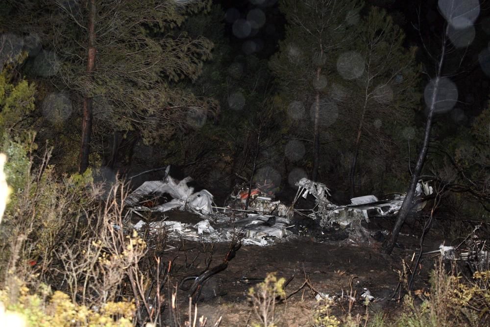 Una avioneta s'estavella a Flix