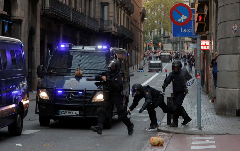 Nueva jornada de disturbios en Barcelona