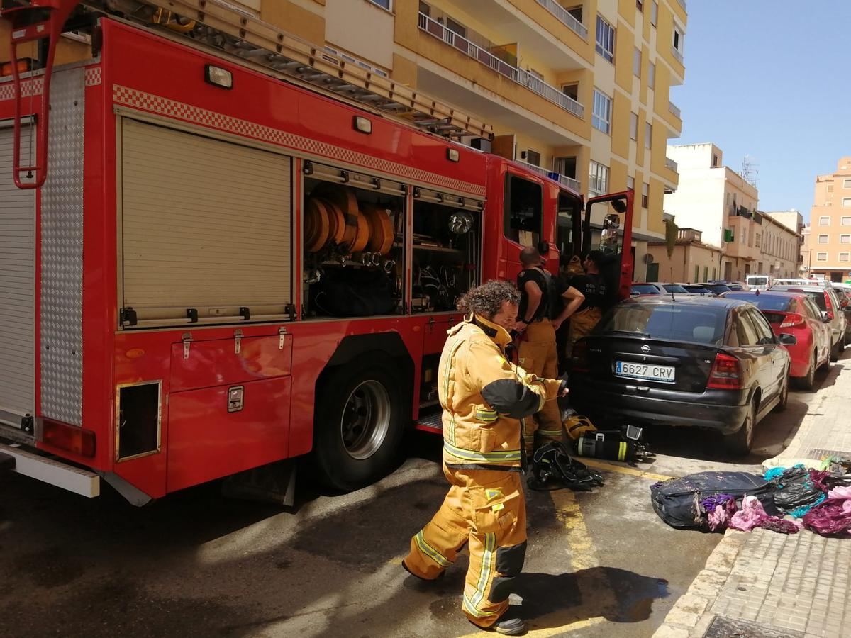 Incendio en una iglesia evangélica de Palma