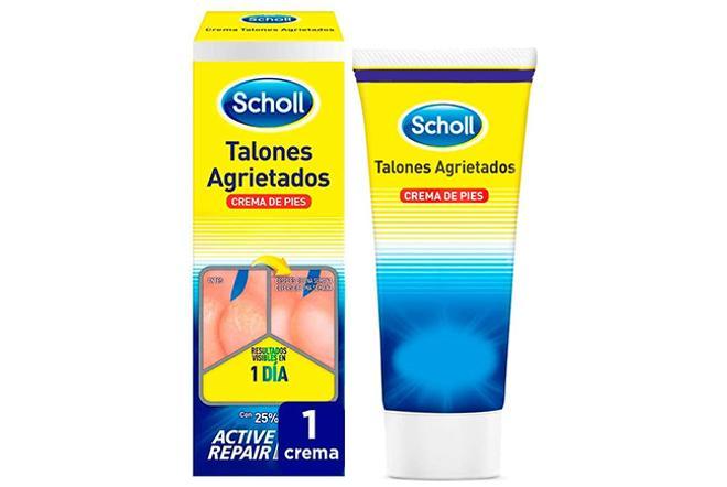Crema de pies para talones agrietados Scholl Active Repair 1