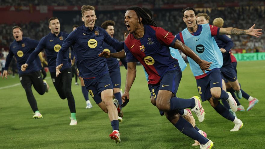Koundé dona la Copa al Barça a la pròrroga (3-2)