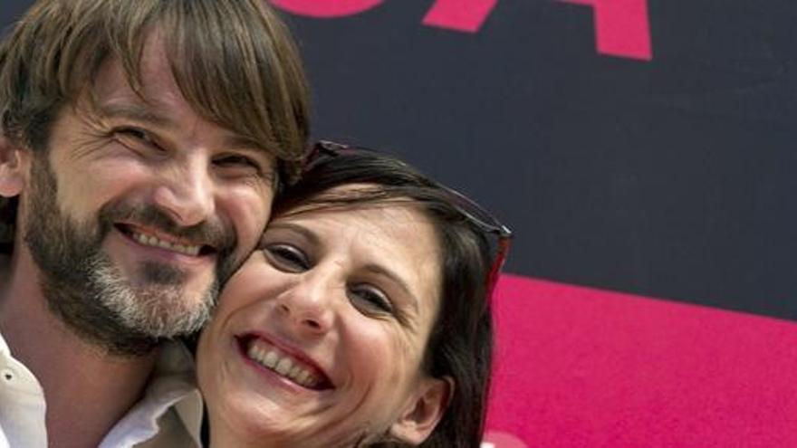 Fernando Tejero y Malena Alterio, en la presentación de la película.