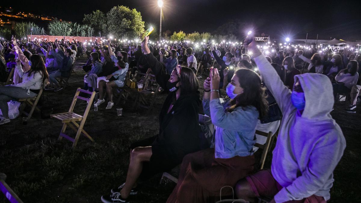 Público en un concierto del SonRías Baixas en 2020.