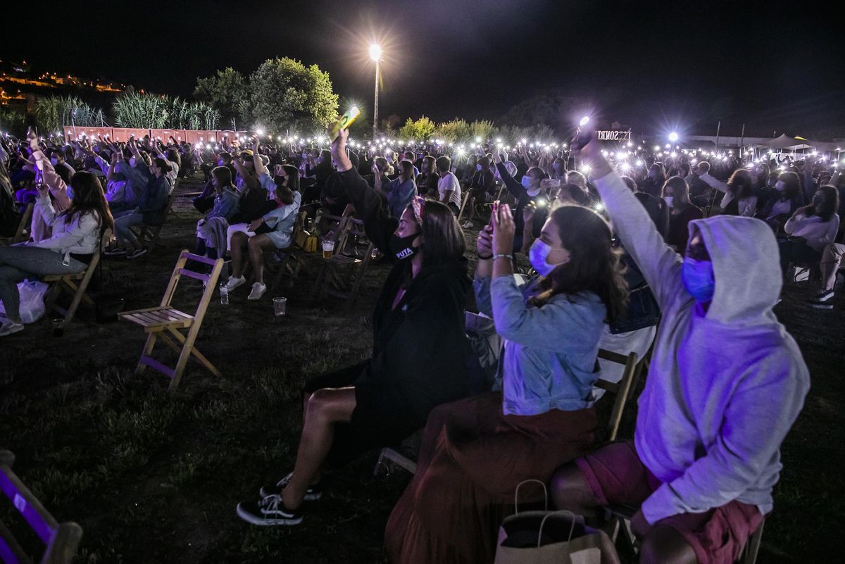 Público en un concierto del SonRías Baixas en 2020.
