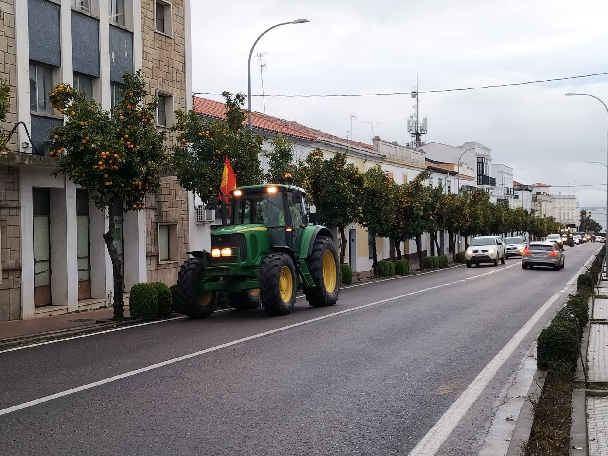 Galería | Tractores protestan en Valencia de Alcántara