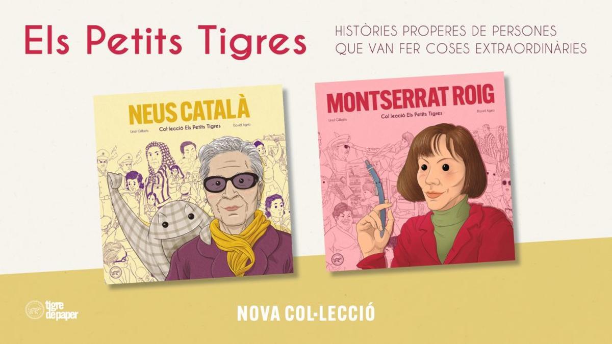 Cartel promocional de la colección infantil 'Els petits tigres'.