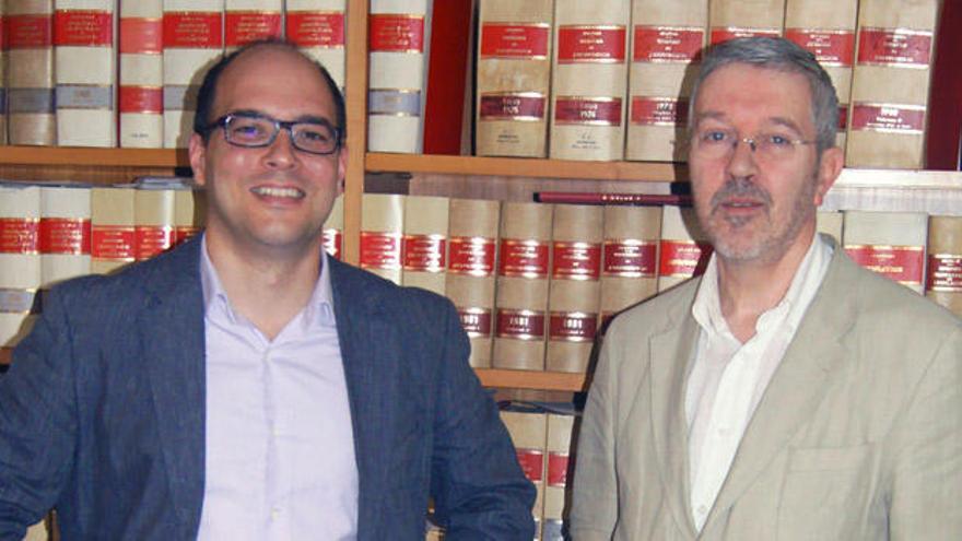 Los abogados Ignacio Fernández y Javier Lozano.