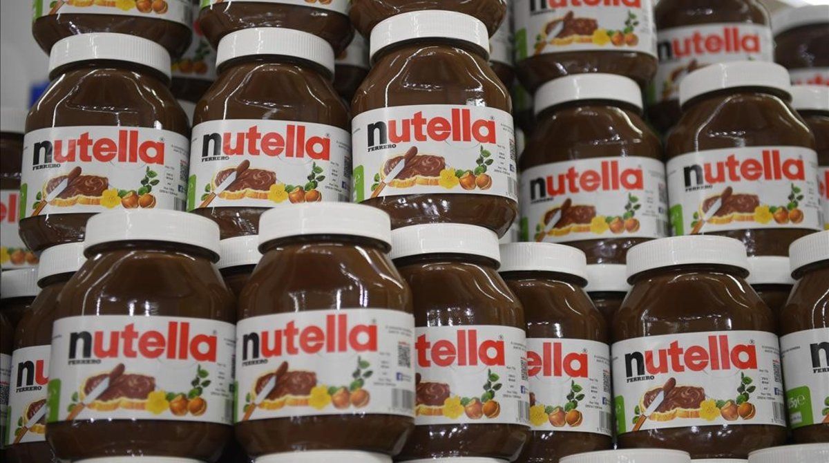 Varios botes de Nutella.