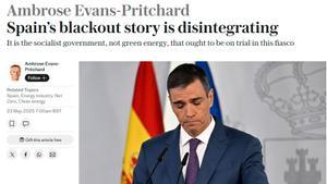 The Telegrafh / Spain Blackout