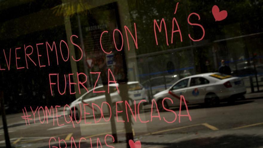 El escaparate de una tienda en Madrid.