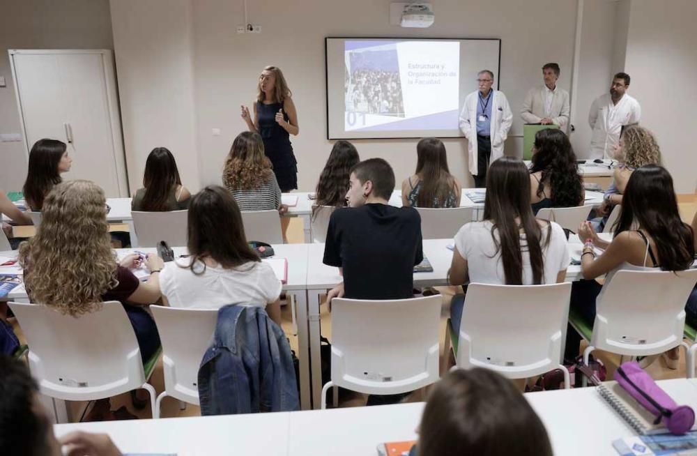 Um 8.30 Uhr (s.t.) haben am Dienstag (12.9.) die Vorlesungen an der neu eingerichteten Fakultät für Medizin an der Balearenuniversität UIB begonnen. Neun von zehn Studierenden sind Frauen.