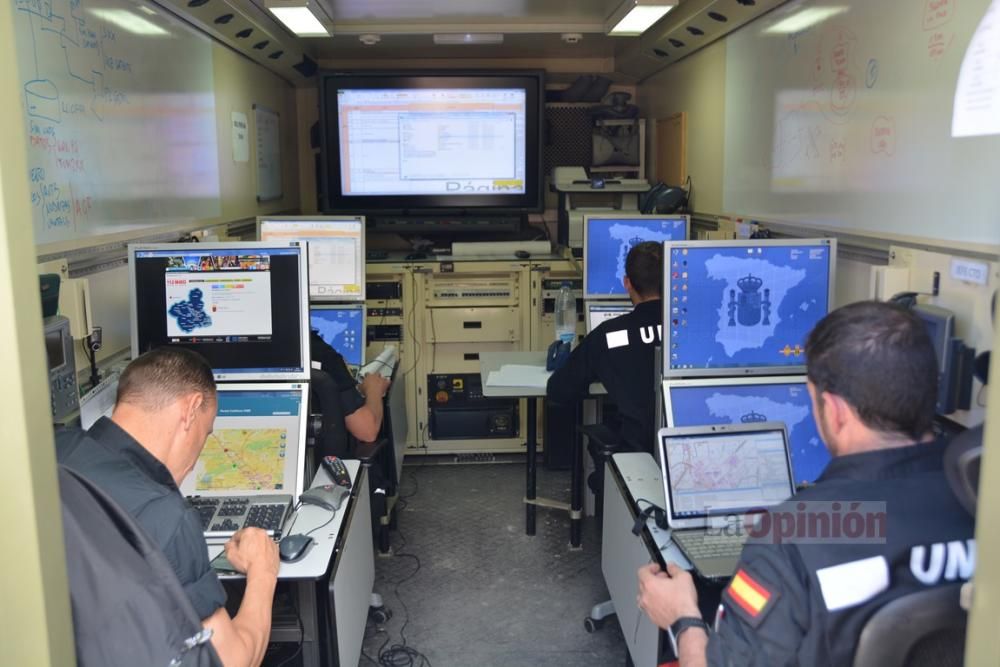 La Unidad Militar de Emergencias en Cieza