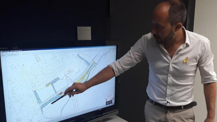 El regidor d&#039;Urbanisme de l&#039;Ajuntament de Manresa, Marc Aloy, en la presentació del projecte