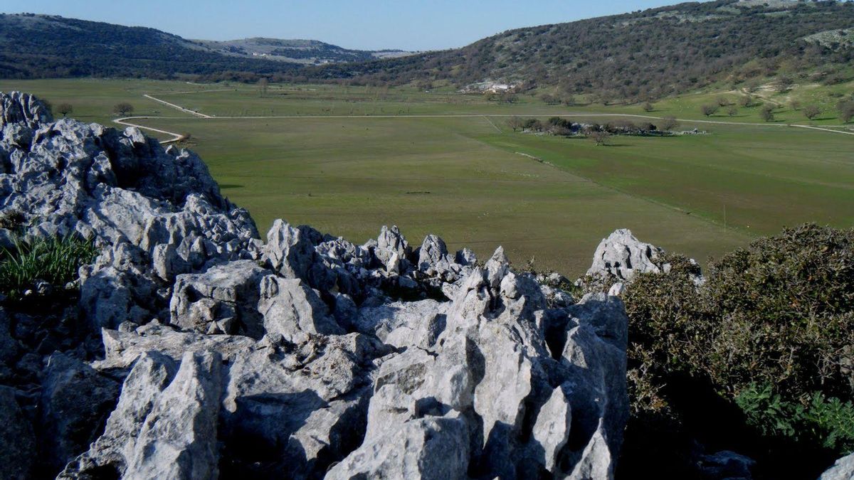 Las rocas del 'lapiaz' de un pueblo de Córdoba