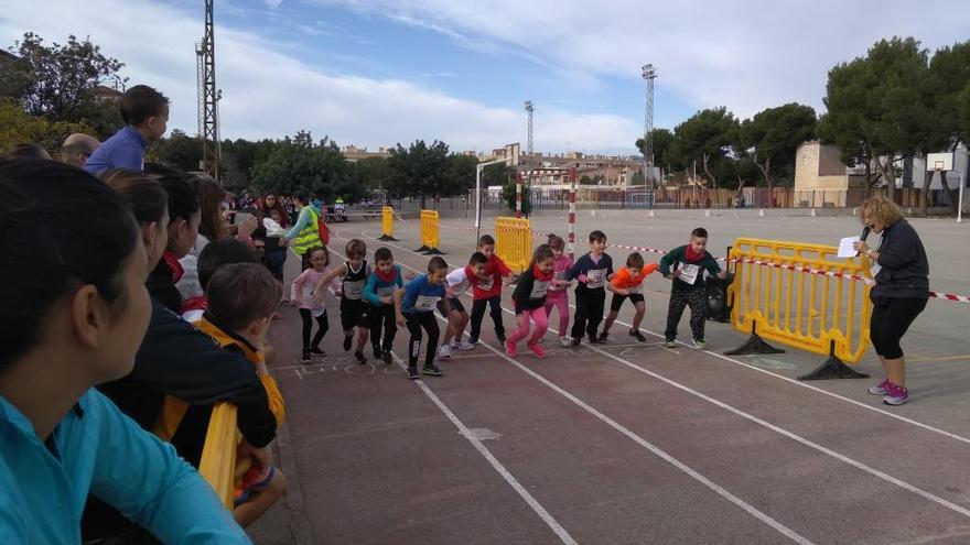 Una de las carreras infantiles.