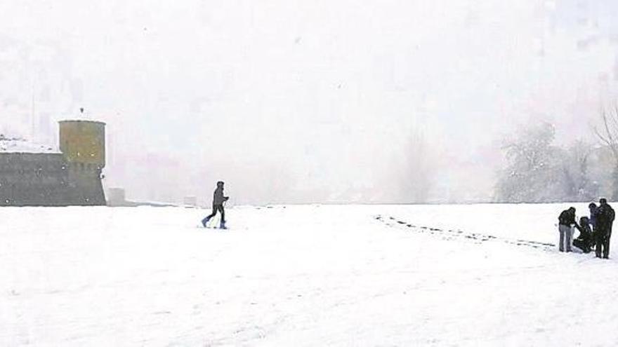 Alerta por nieve en Aragón