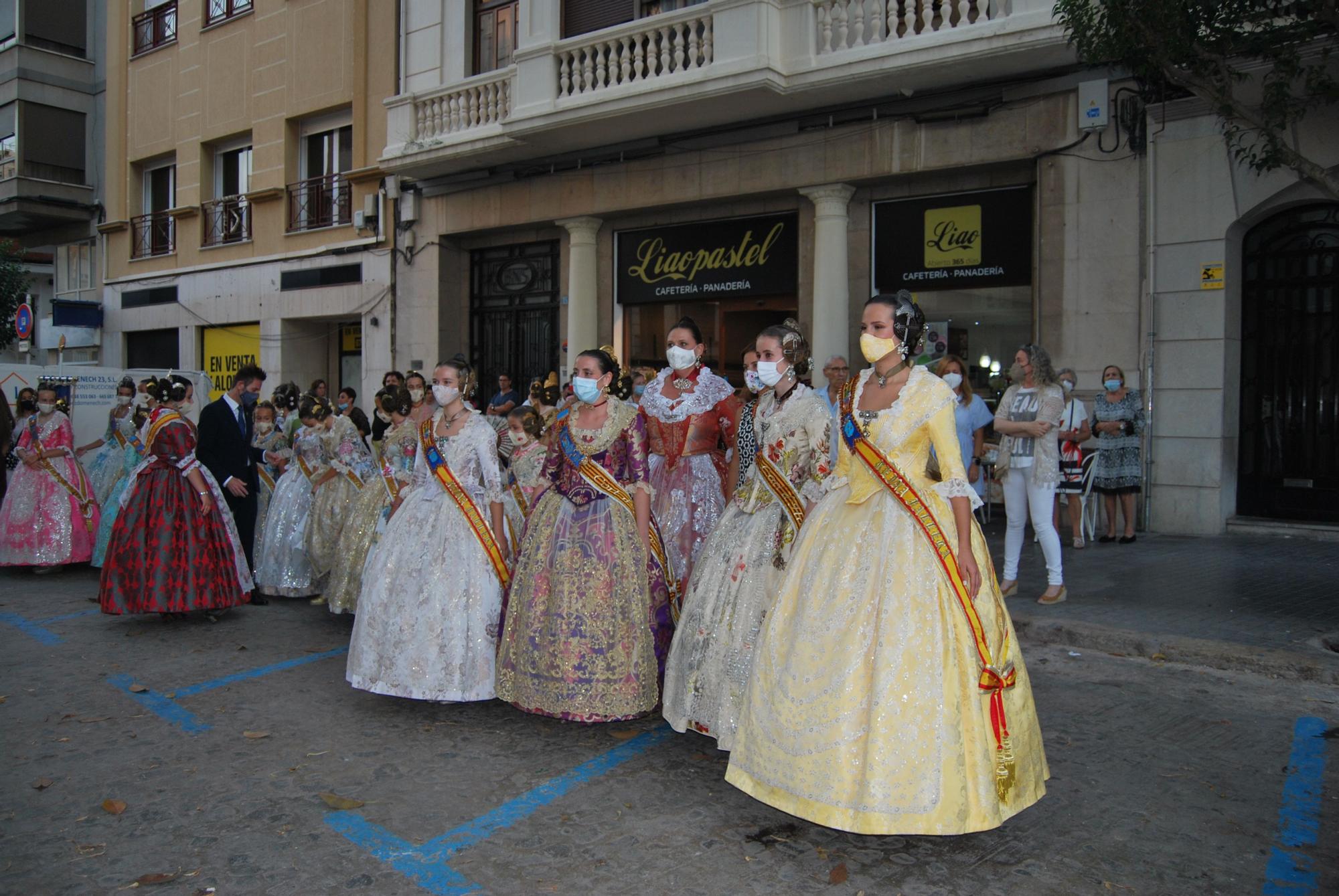 Acto de inauguración de las fiestas josefinas que se celebran del 8 al 12 de octubre en Burriana