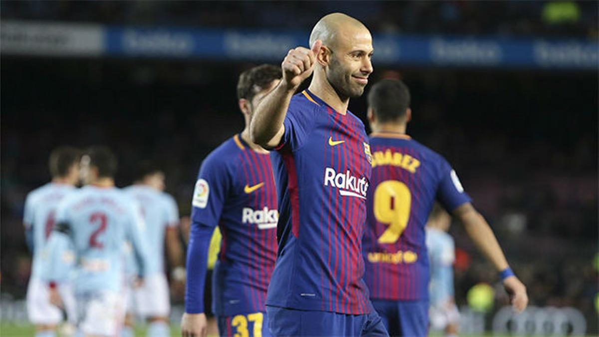 LACOPA | FC Barcelona - Celta de Vigo (5-0): El partido de Mascherano