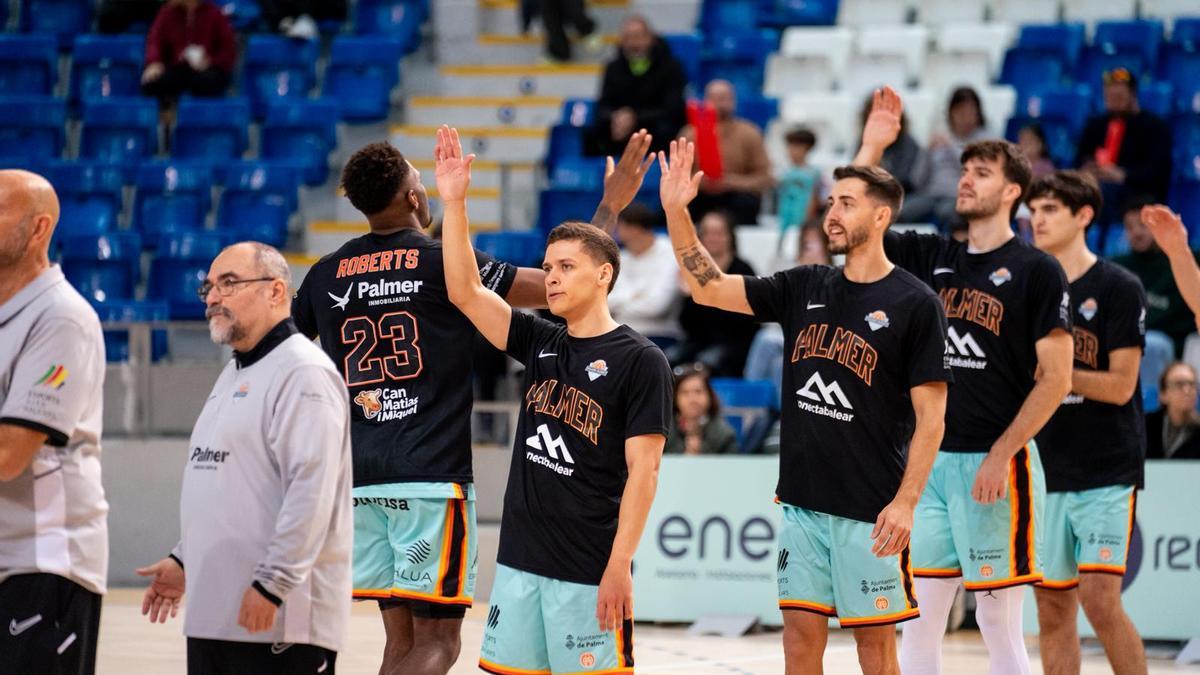 Els jugadors del Palmer, durant la presentació de l'equip.