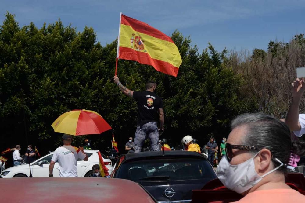 Caravana de Vox en Málaga contra el Gobierno