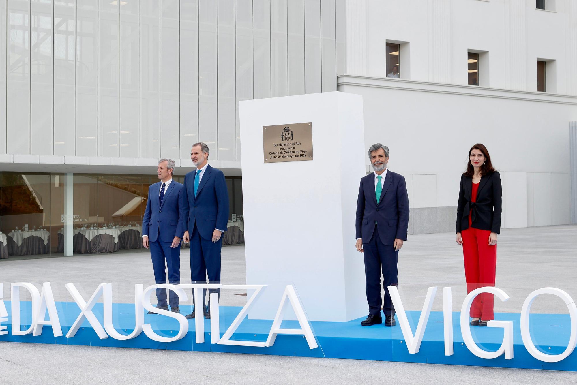 Felipe VI inaugura la Ciudad de la Justicia