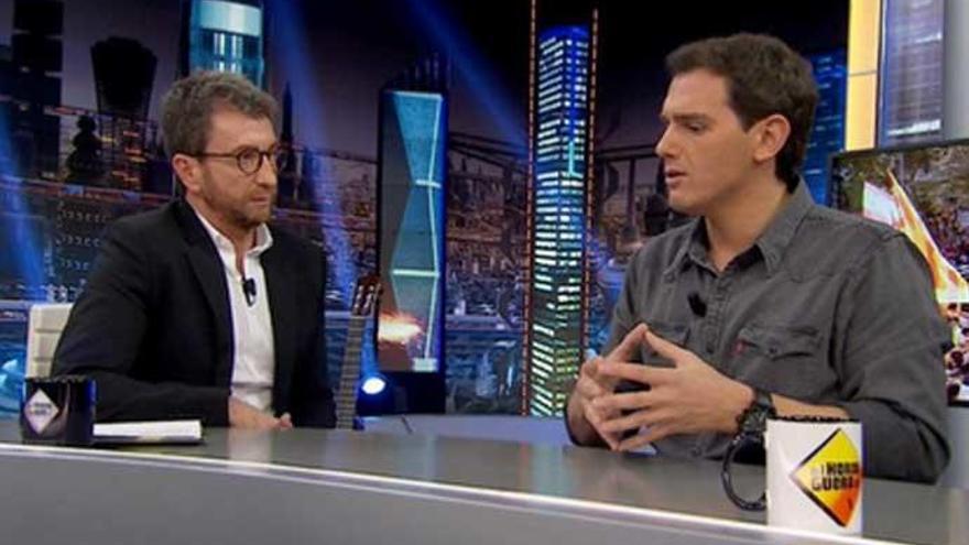 Albert Rivera, con Pablo Motos.